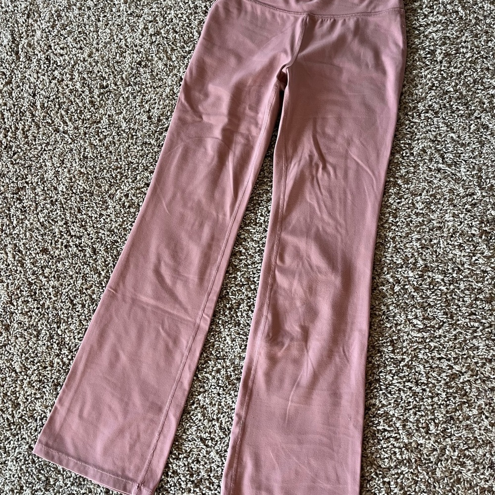 Girls pink Athleta leggings size XL/14